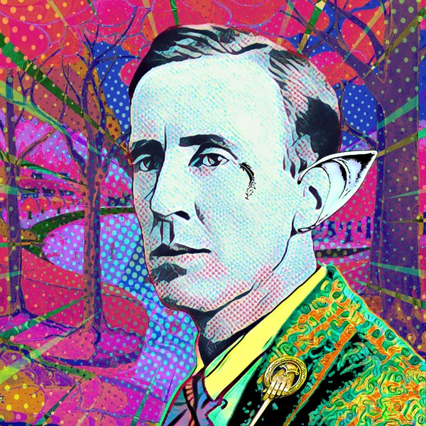 Tolkien 35: Pointed elf ears with a turquoise face