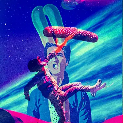Layered Pink Elvis remix