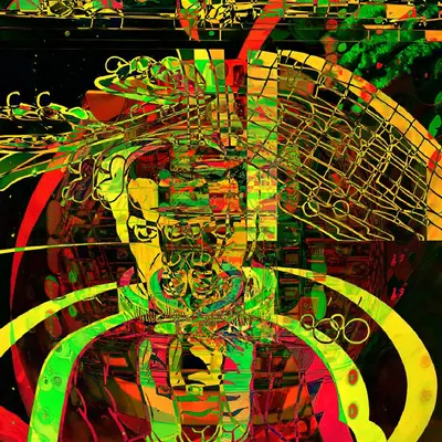 Layered Pink Elvis remix