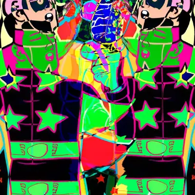 Layered Pink Elvis remix