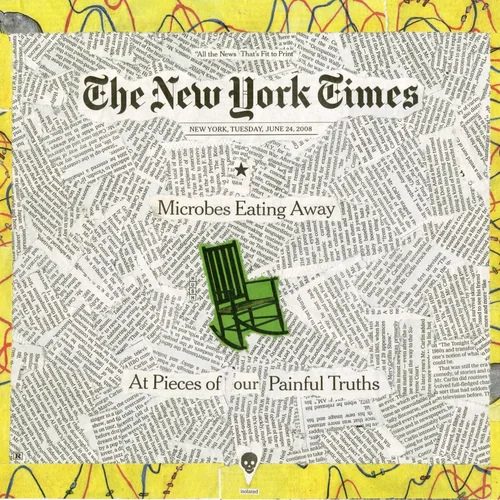 Newspaper collage, June 24th, 2008