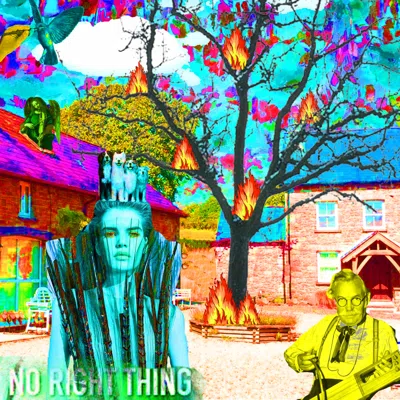 Crwth digital collage
