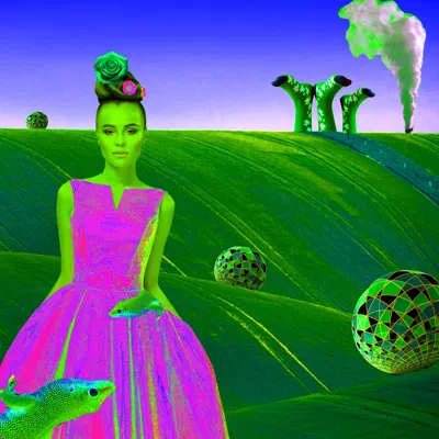 Viridity digital collage