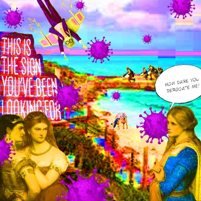 Derogate digital collage