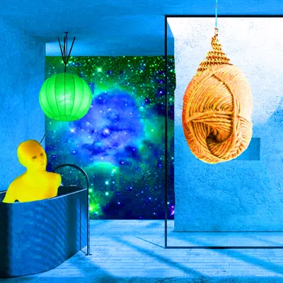 Cocoon digital collage