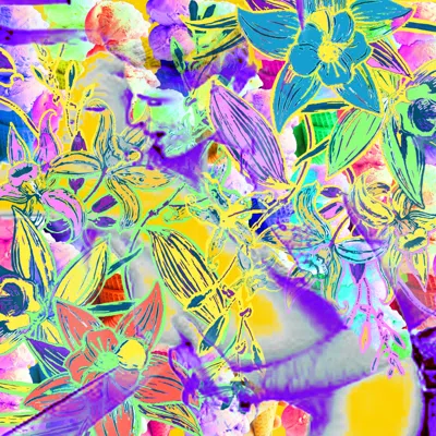Vanilla digital collage