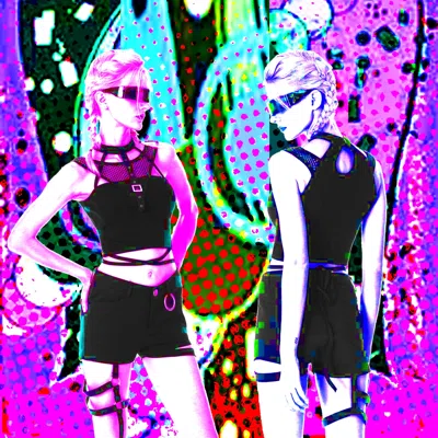 Midriff digital collage