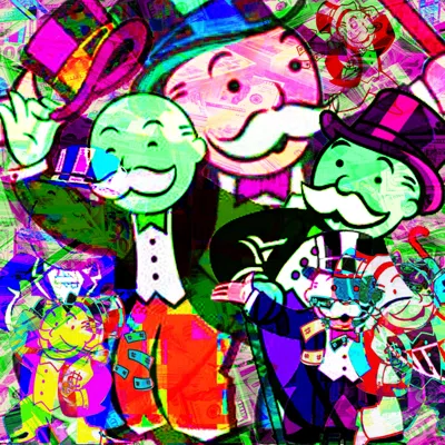 Cronyism digital collage